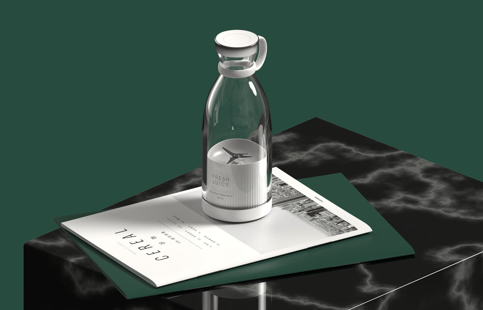 Tragbarer  USB Mixer – Elektrischer Smoothie Maker & Entsafter für unterwegs (Wiederaufladbar)