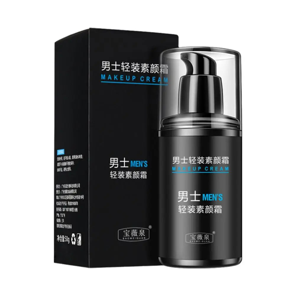 BB Creme für Männer – Natürliches Concealer Make-up gegen Akne & Hautunreinheiten, Feuchtigkeitsspendend & Wasserfest (50g)