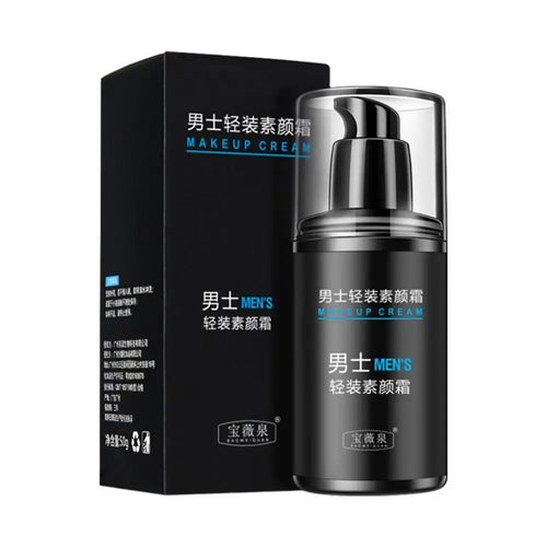 BB Creme für Männer – Natürliches Concealer Make-up gegen Akne & Hautunreinheiten, Feuchtigkeitsspendend & Wasserfest (50g)