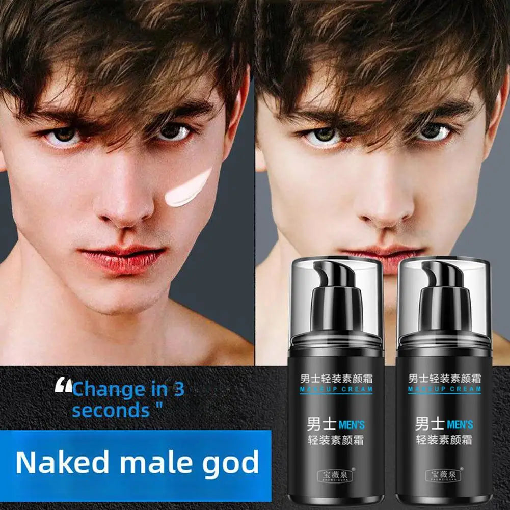 Wasserfestes Concealer Make-up für Männer
