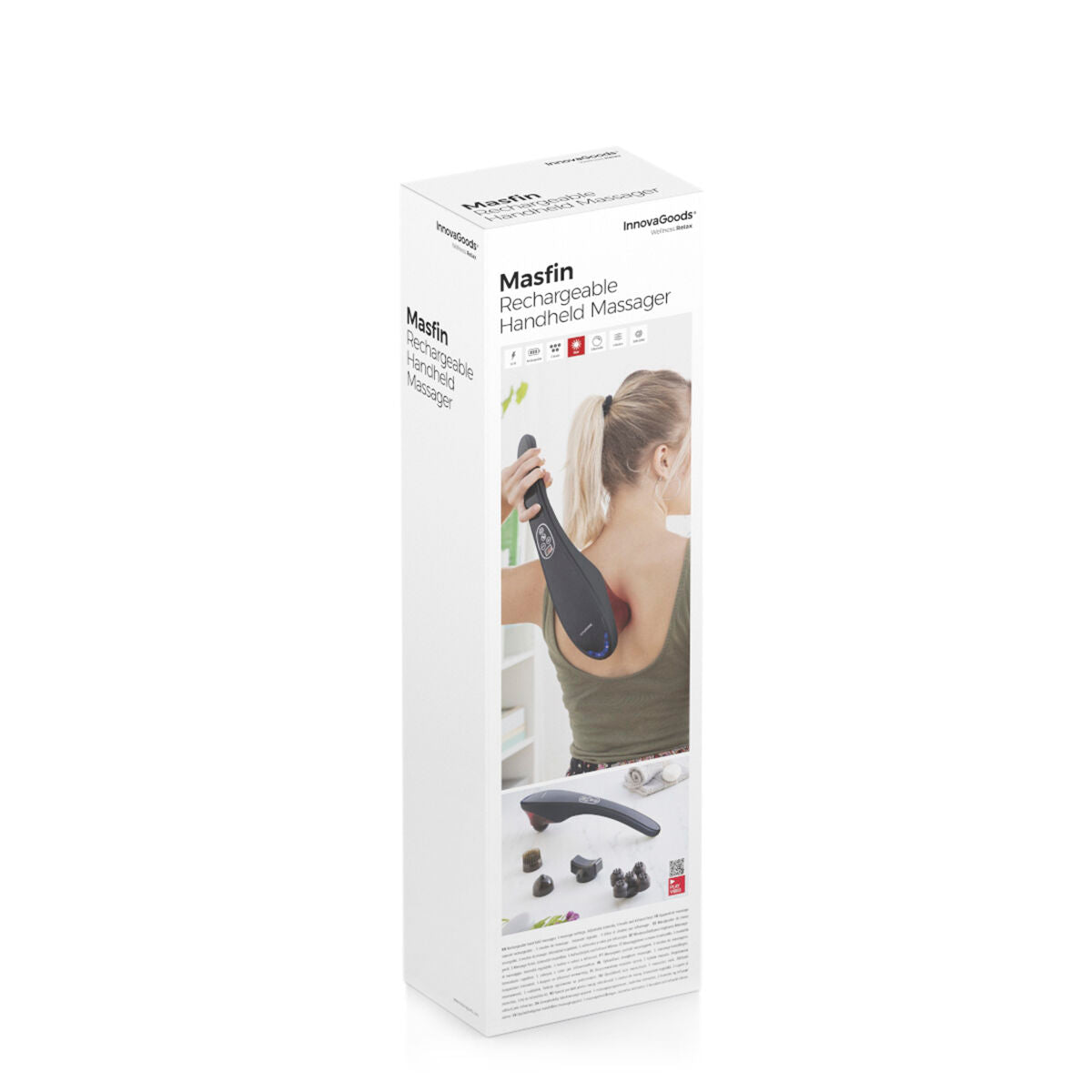 Masfin™ Wiederaufladbarer Hand-Massagegerät – Tiefenentspannung für Muskeln & Körper