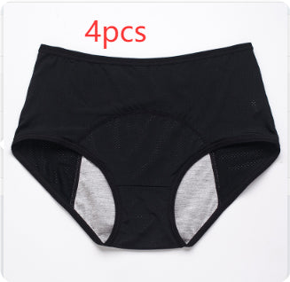 Damen Periodenunterwäsche – Auslaufsicher, Mittelbund, Eisseide, Dünn & Sommerleicht, Sicher gegen Auslaufen